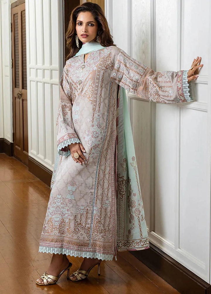 Seraph by Mushq Embroidered Lawn Suit Unstitched 3 Piece MQ25S HML-2502 Arisnoe - Summer Collection