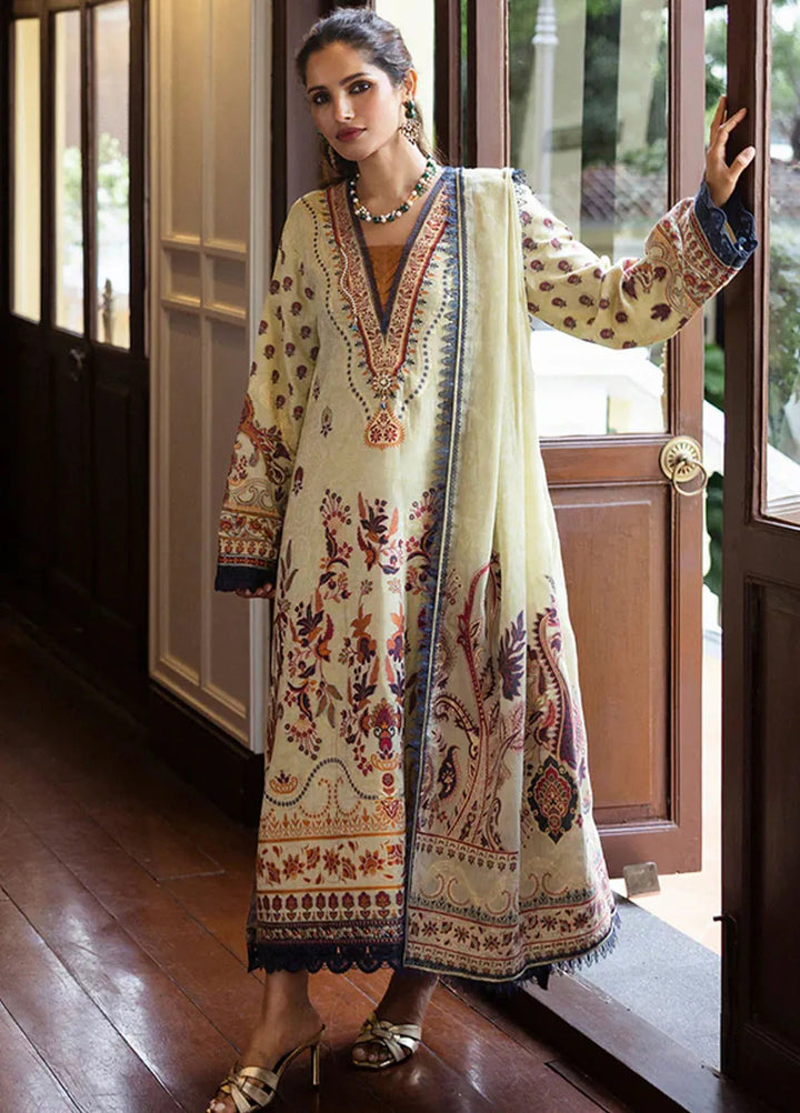 Seraph by Mushq Embroidered Lawn Suit Unstitched 3 Piece MQ25S HML-2503 Letizia - Summer Collection