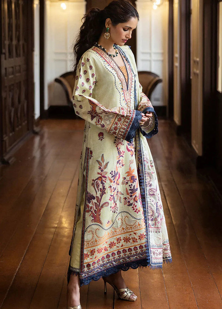 Seraph by Mushq Embroidered Lawn Suit Unstitched 3 Piece MQ25S HML-2503 Letizia - Summer Collection