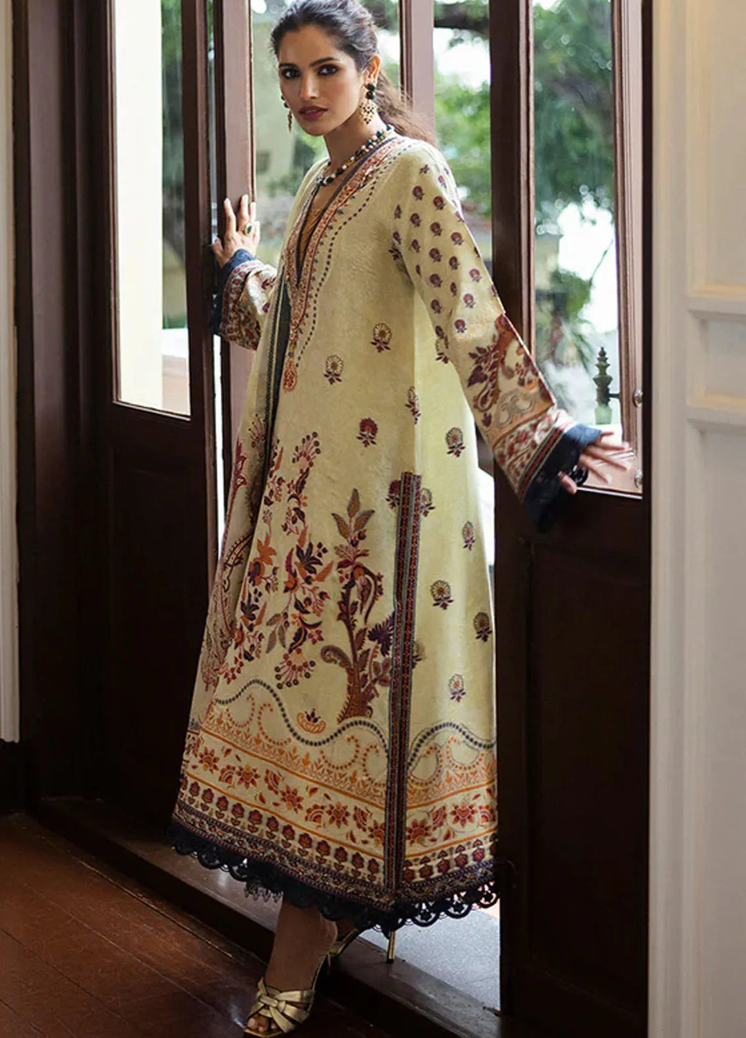 Seraph by Mushq Embroidered Lawn Suit Unstitched 3 Piece MQ25S HML-2503 Letizia - Summer Collection
