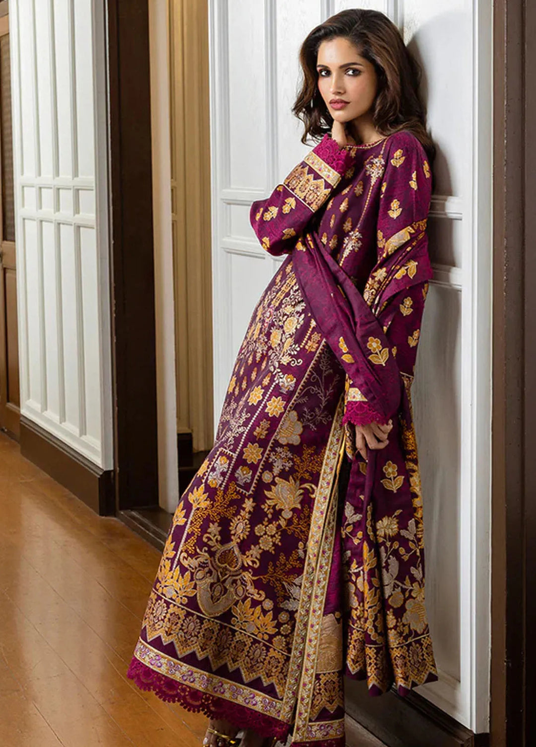 Seraph by Mushq Embroidered Lawn Suit Unstitched 3 Piece MQ25S HML-2504 Eleanor - Summer Collection