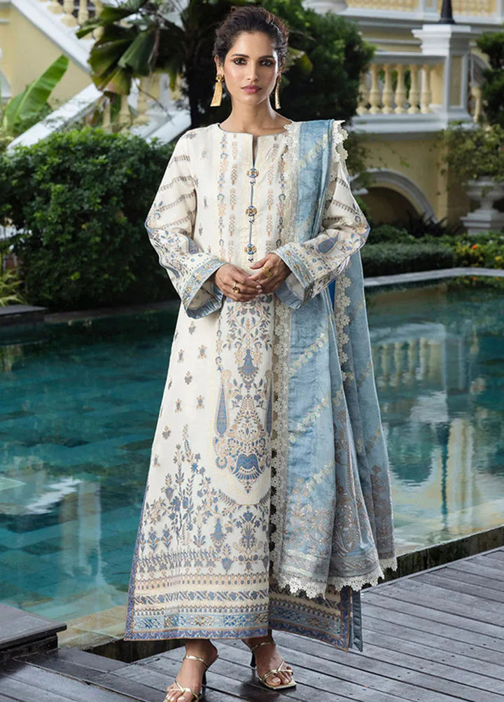 Seraph by Mushq Embroidered Lawn Suit Unstitched 3 Piece MQ25S HML-2506 Calafia - Summer Collection