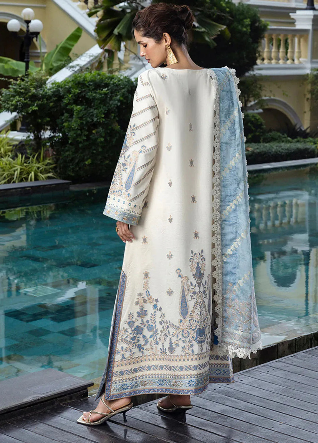 Seraph by Mushq Embroidered Lawn Suit Unstitched 3 Piece MQ25S HML-2506 Calafia - Summer Collection