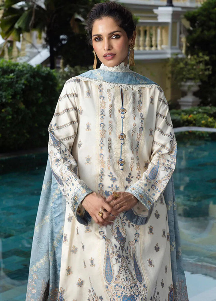 Seraph by Mushq Embroidered Lawn Suit Unstitched 3 Piece MQ25S HML-2506 Calafia - Summer Collection