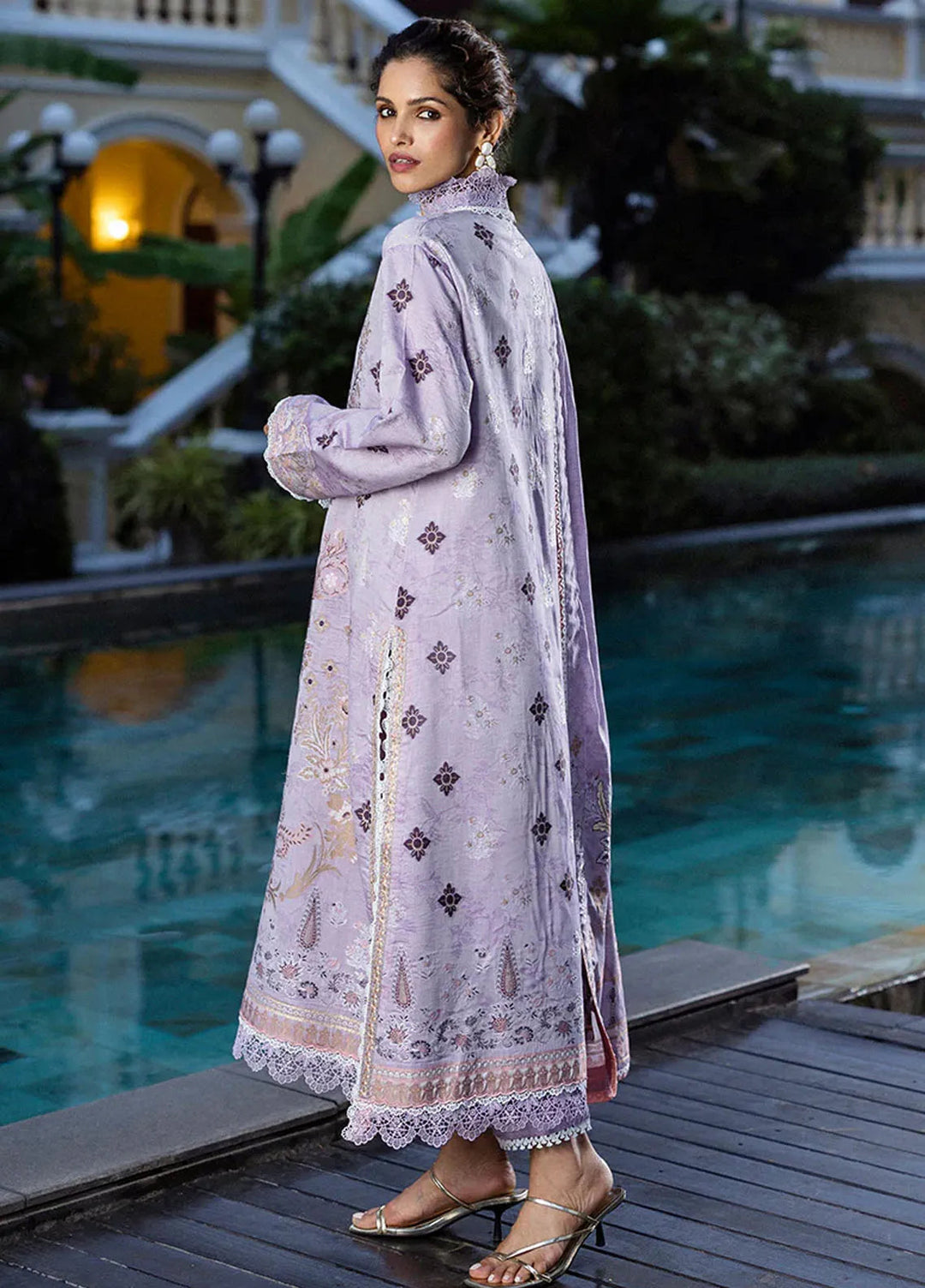 Seraph by Mushq Embroidered Lawn Suit Unstitched 3 Piece MQ25S HML-2509 Theidara - Summer Collection