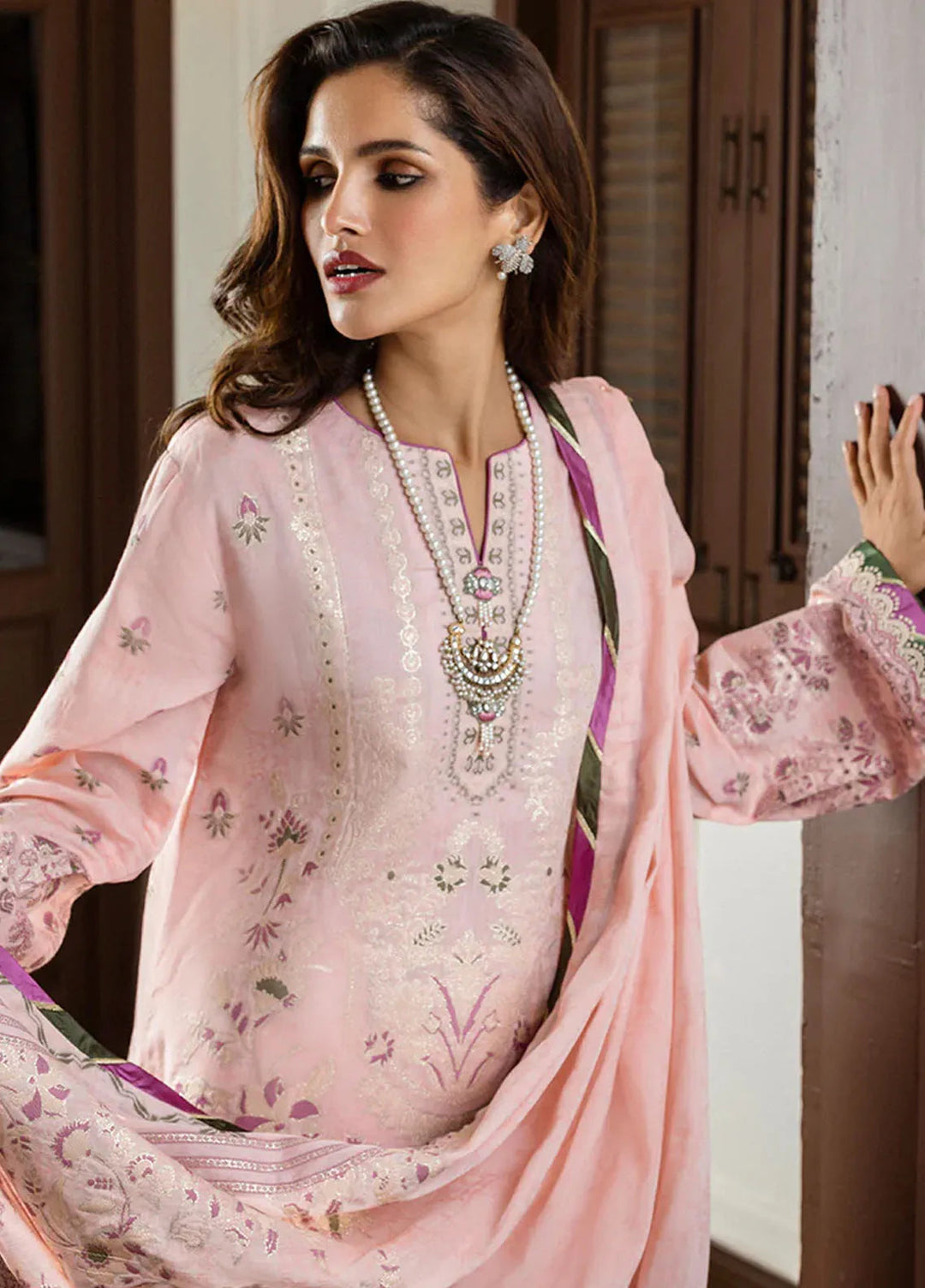 Seraph by Mushq Embroidered Lawn Suit Unstitched 3 Piece MQ25S HML-2510 Lillian - Summer Collection