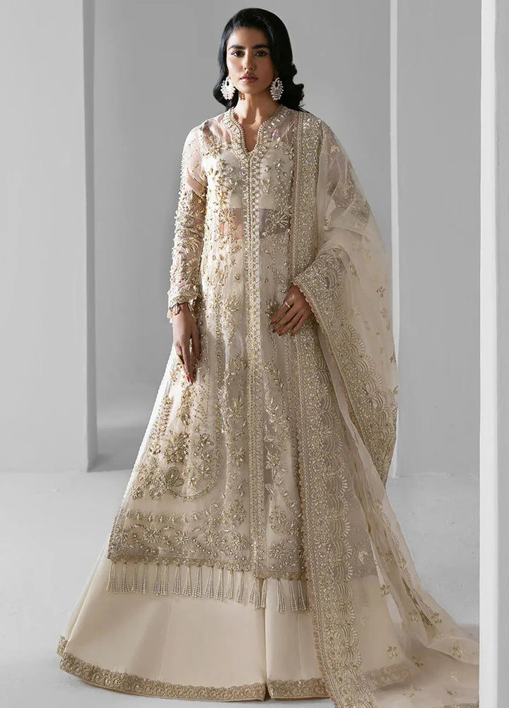 Seraphine by Zarposh Pret Embroidered Organza 3 Piece Suit Eclipse