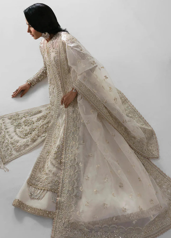 Seraphine by Zarposh Pret Embroidered Organza 3 Piece Suit Eclipse