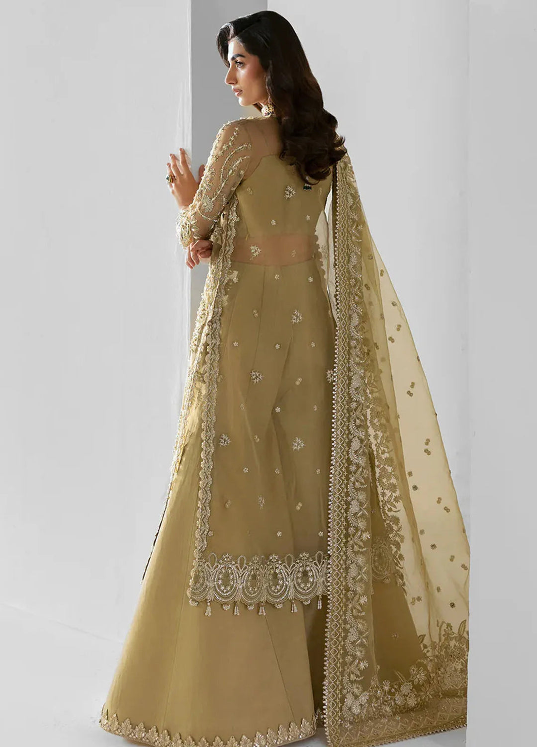 Seraphine by Zarposh Pret Embroidered Organza 3 Piece Suit Elixir