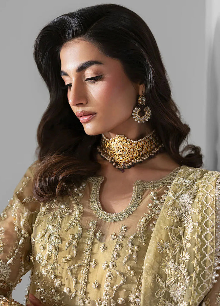 Seraphine by Zarposh Pret Embroidered Organza 3 Piece Suit Elixir