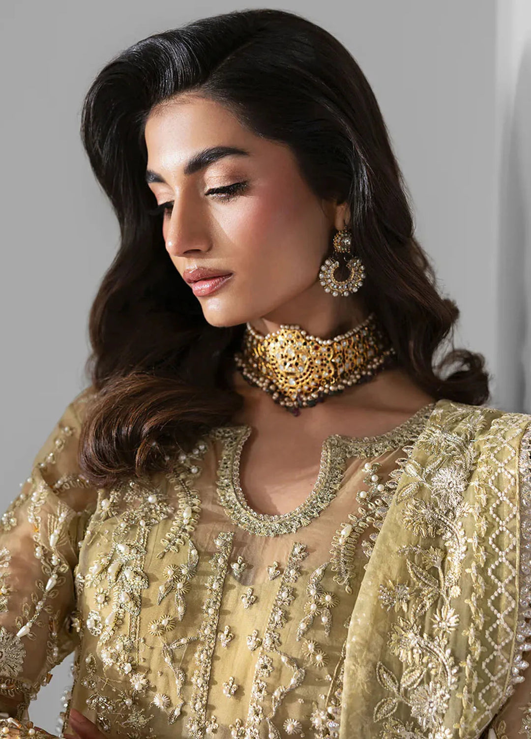 Seraphine by Zarposh Pret Embroidered Organza 3 Piece Suit Elixir