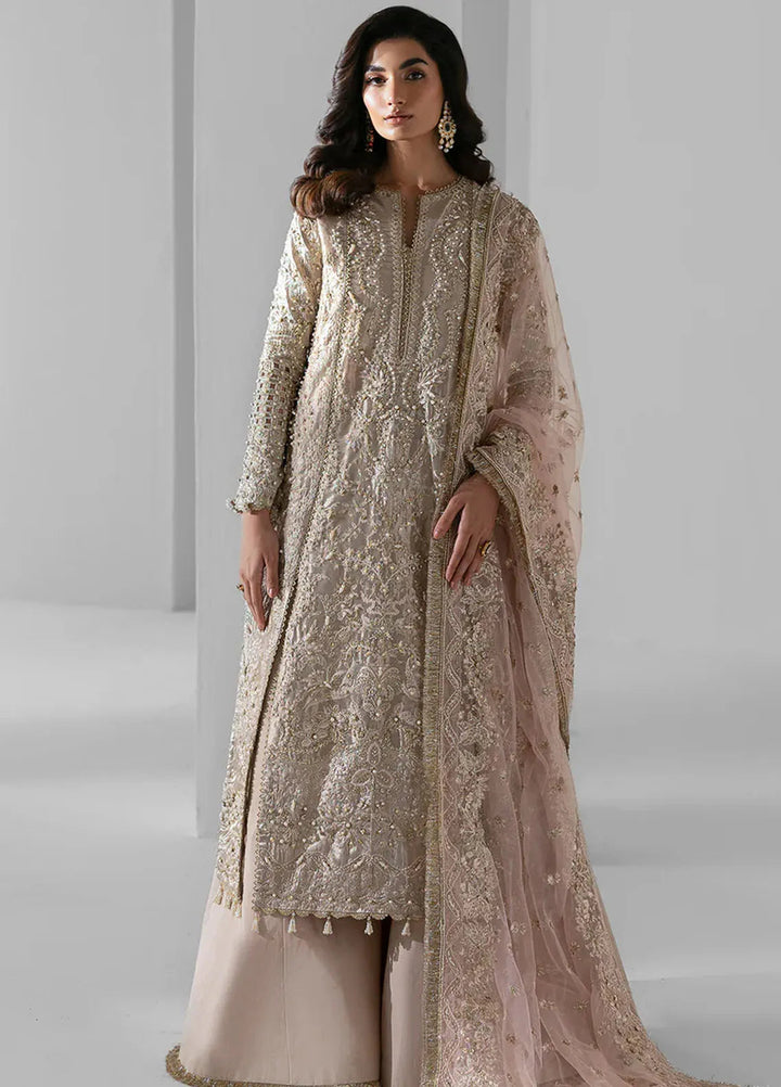 Seraphine by Zarposh Pret Embroidered Organza 3 Piece Suit Ember