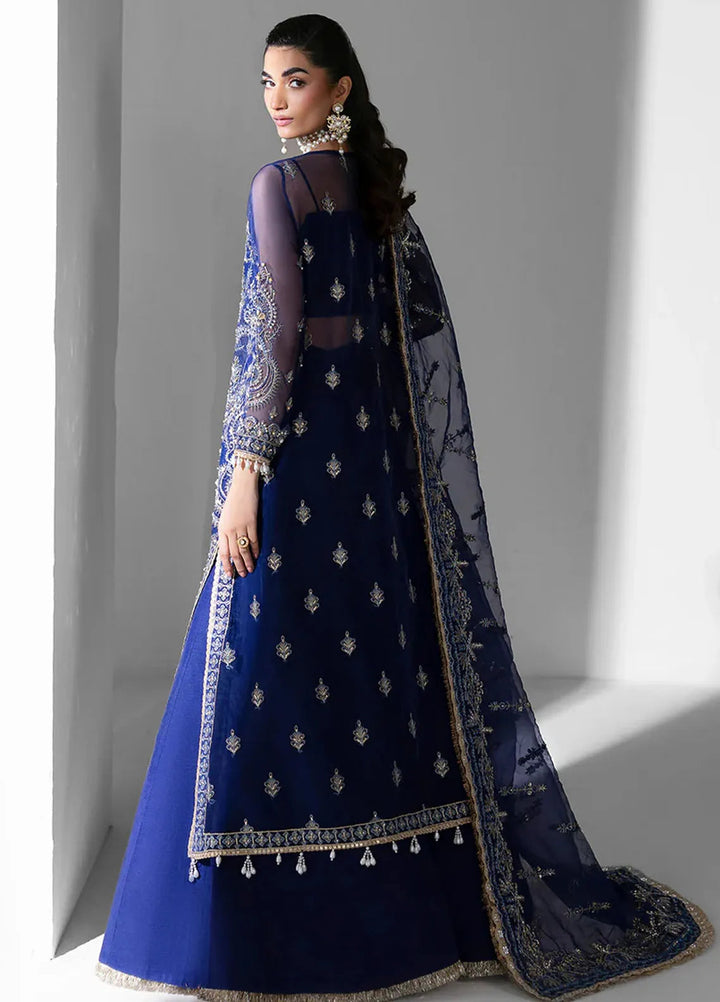 Seraphine by Zarposh Pret Embroidered Organza 3 Piece Suit Orchid