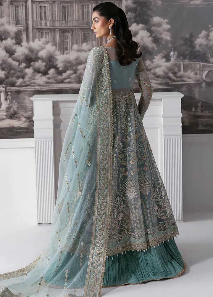 Seraphine by Zarposh Pret Embroidered Organza 3 Piece Suit Velour