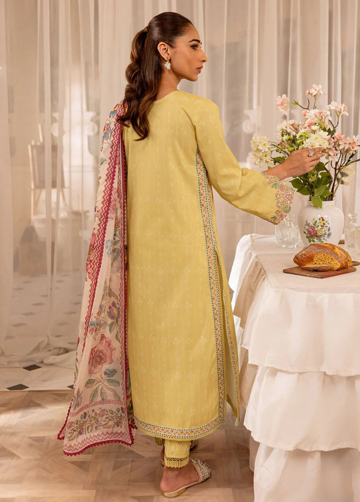 Seraya By Farasha Embroidered Lawn Suit Unstitched 3 Piece FSH24S D-05 Fern - Summer Collection