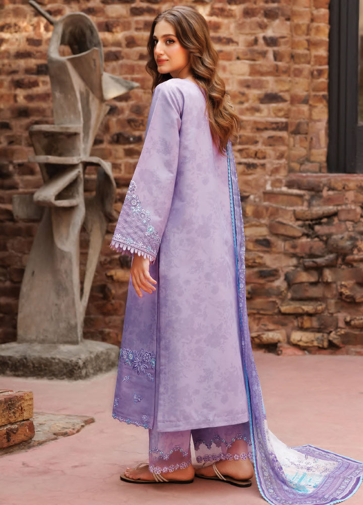 Seraya by Farasha Embroidered Lawn Suits Unstitched 3 Piece FSH25SL D-03 Floren - Summer Collection