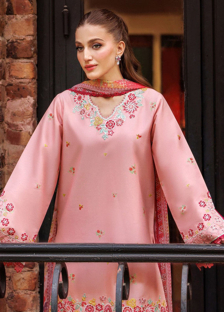 Seraya by Farasha Embroidered Lawn Suits Unstitched 3 Piece FSH25SL D-05 Daisybel - Summer Collection