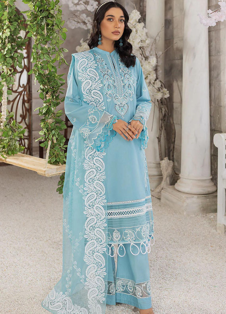 Madame Pret Embroidered Cotton 3 Piece Suit 2618