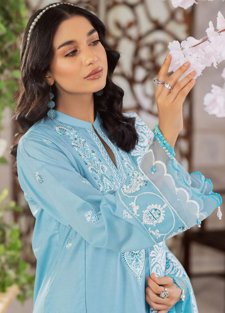 Madame Pret Embroidered Cotton 3 Piece Suit 2618
