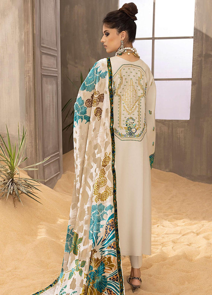 Serene By Bin Ilyas Embroidered  Suits Unstitched 3 Piece BI23S 501-A - Winter Collection