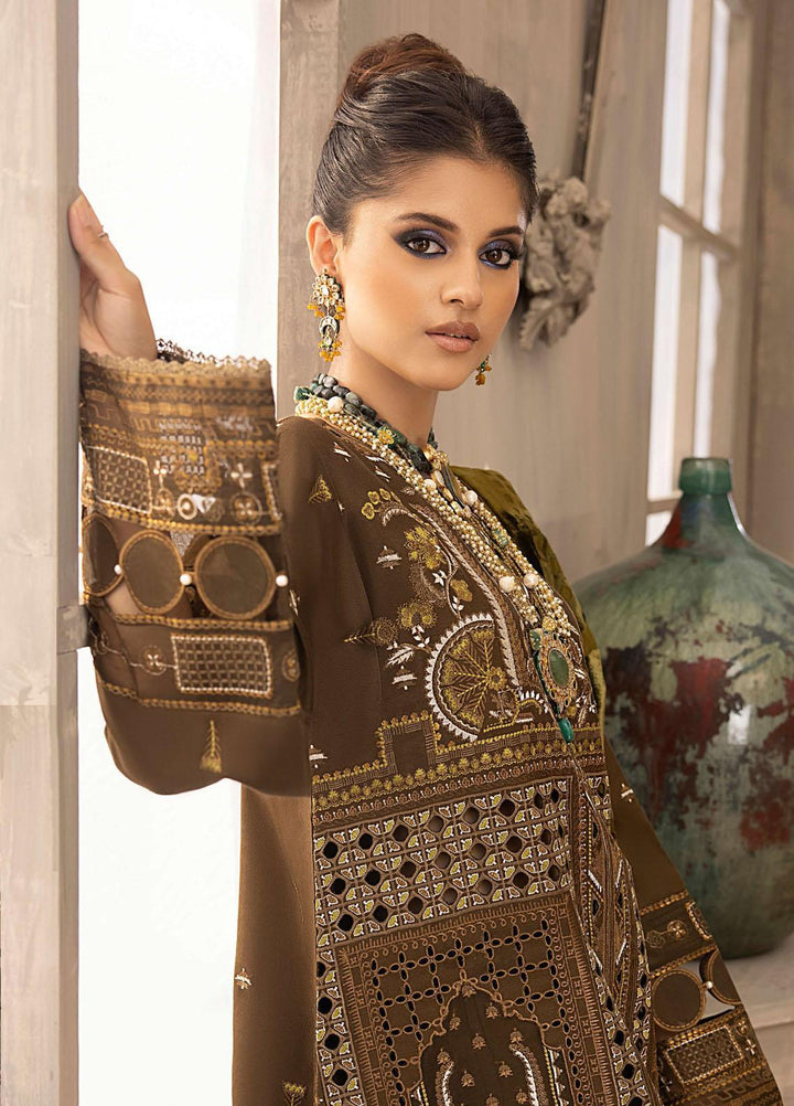 Serene By Bin Ilyas Embroidered  Suits Unstitched 3 Piece BI23S 502-B - Winter Collection