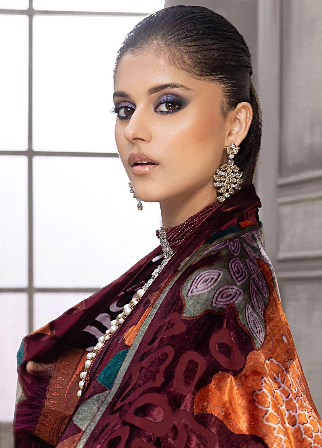 Serene By Bin Ilyas Embroidered  Suits Unstitched 3 Piece BI23S 503-B - Winter Collection