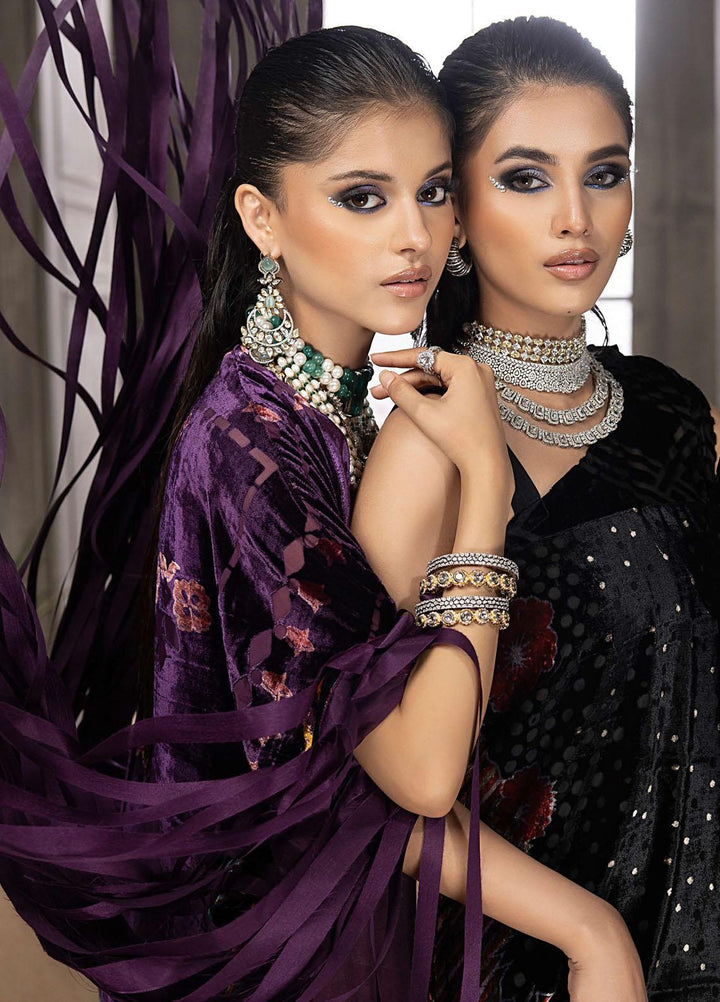 Serene By Bin Ilyas Embroidered  Suits Unstitched 3 Piece BI23S 505-B - Winter Collection