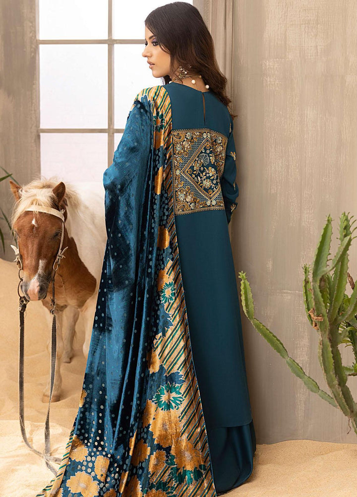 Serene By Bin Ilyas Embroidered  Suits Unstitched 3 Piece BI23S 506-A - Winter Collection