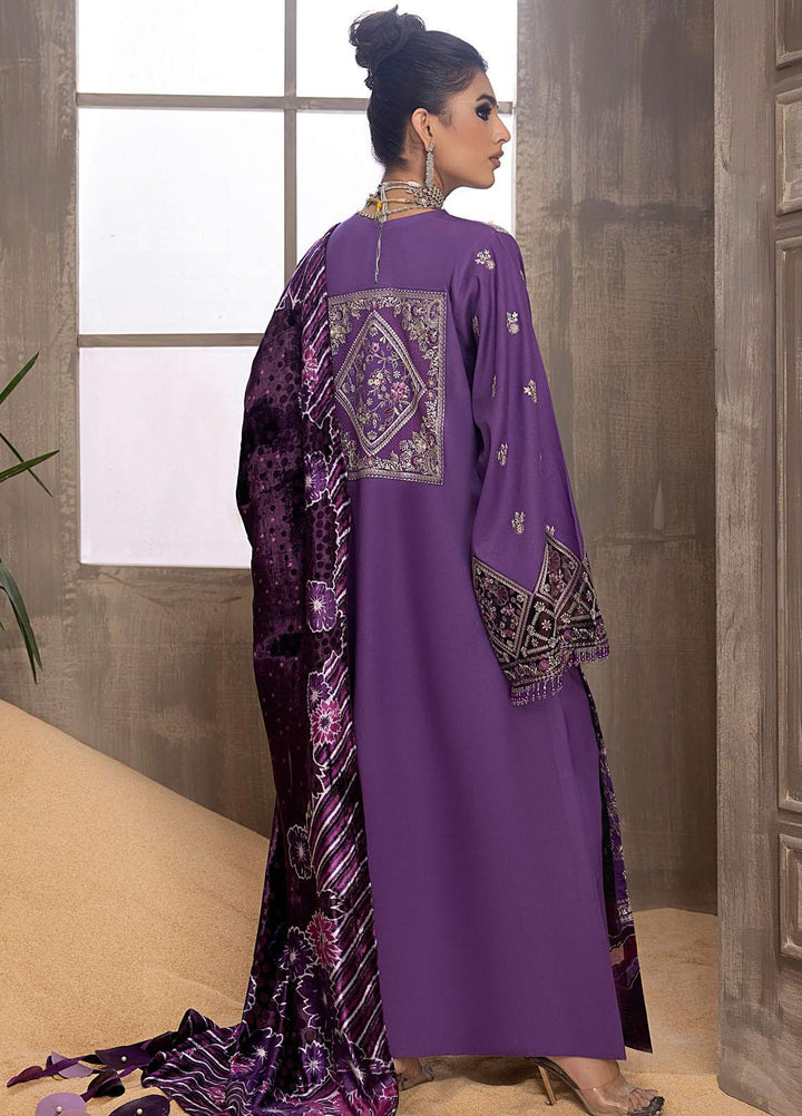 Serene By Bin Ilyas Embroidered  Suits Unstitched 3 Piece BI23S 506-B - Winter Collection