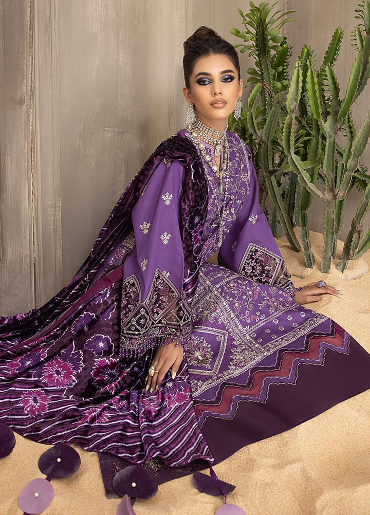 Serene By Bin Ilyas Embroidered  Suits Unstitched 3 Piece BI23S 506-B - Winter Collection