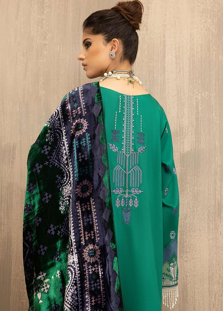 Serene By Bin Ilyas Embroidered  Suits Unstitched 3 Piece BI23S 507-A - Winter Collection