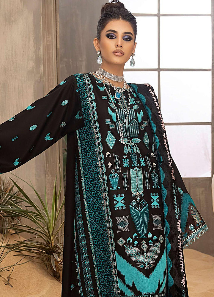 Serene By Bin Ilyas Embroidered  Suits Unstitched 3 Piece BI23S 507-B - Winter Collection
