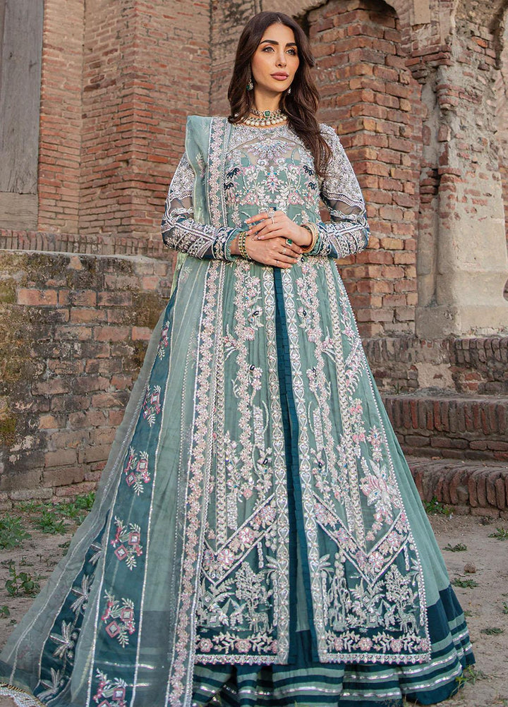 Serene By Mehak Yaqoob Embroidered Organza Suits Unstitched 4 Piece MY23SW Emery - Wedding Collection