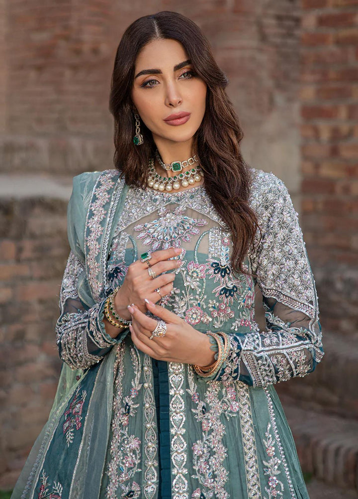 Mehak Yaqoob Pret Embroidered Organza 4 Piece Suit Emery