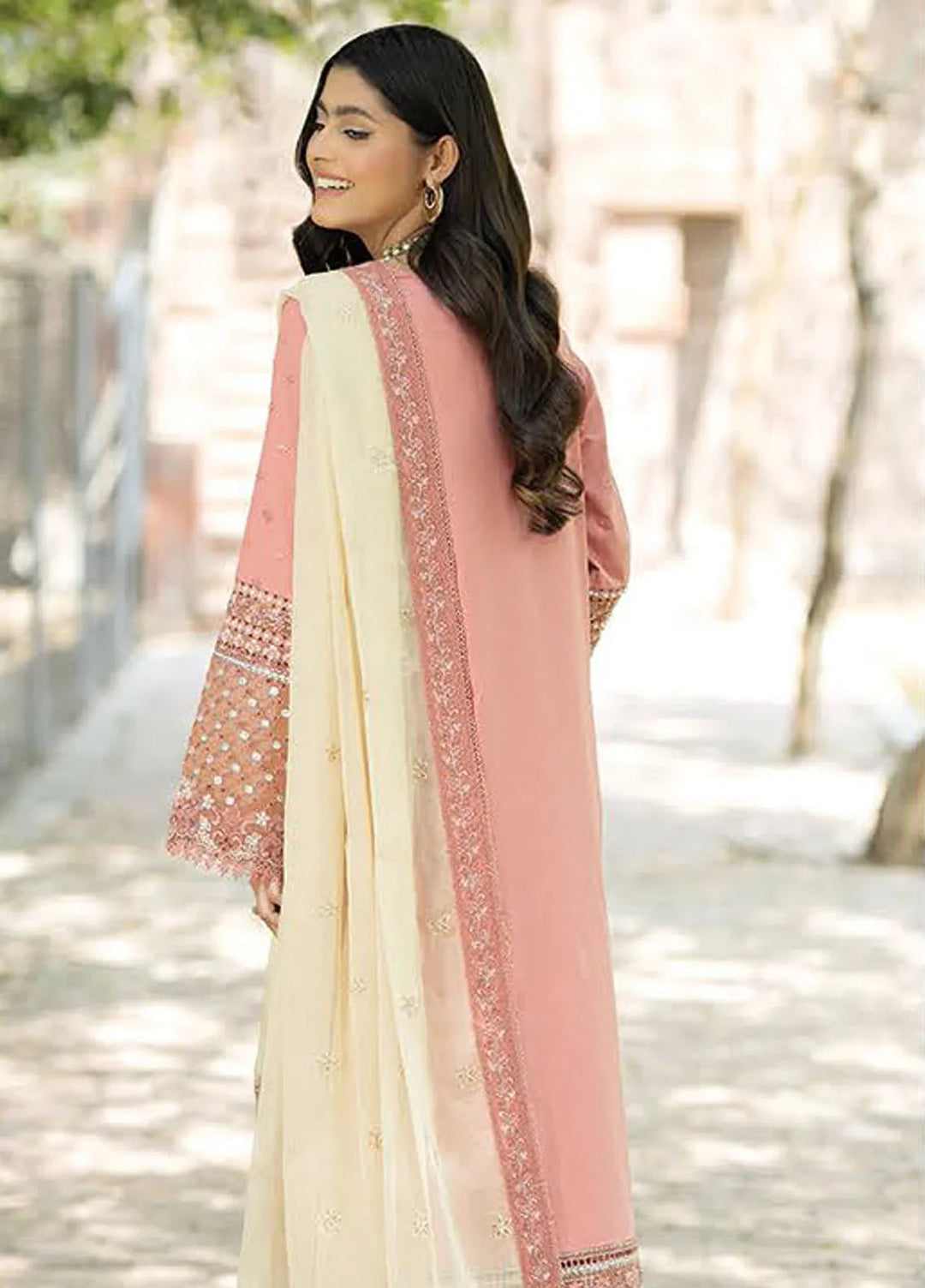 Serene Premium Embroidered Lawn Suit Unstitched 3 Piece SL-70 Aaina - Summer Collection