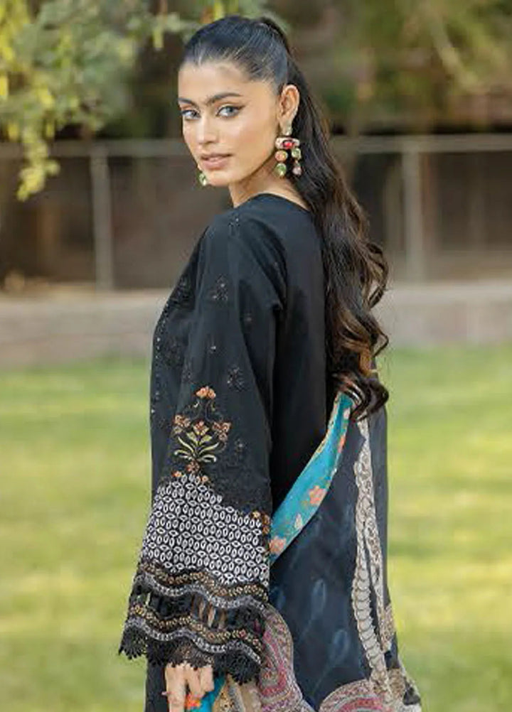 Serene Premium Embroidered Lawn Suit Unstitched 3 Piece SL-72 Jaanan - Summer Collection