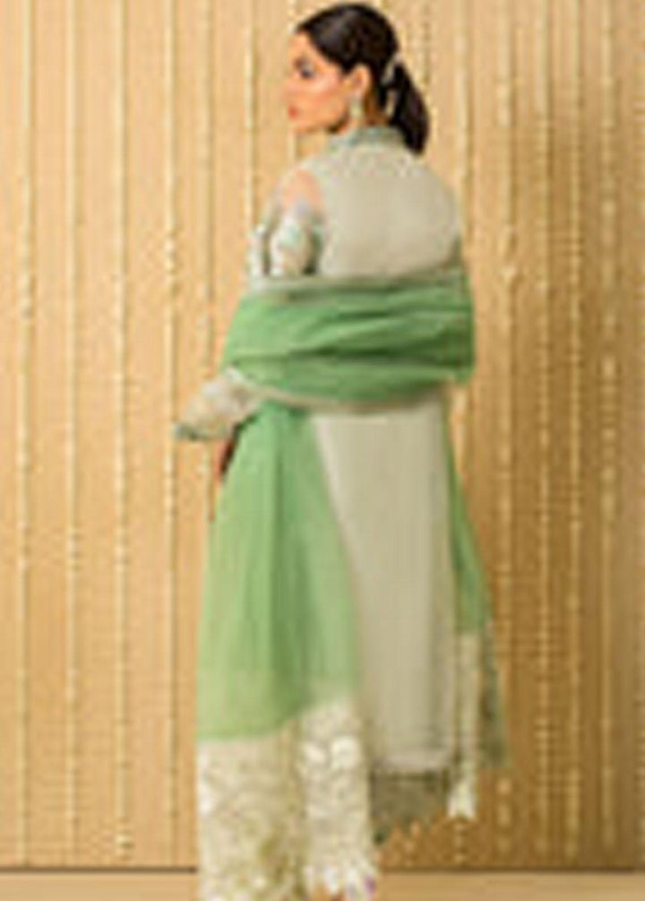 Serene Premium Pret Embroidered Organza 3 Piece SP22P SP-40 Ravishing Mint