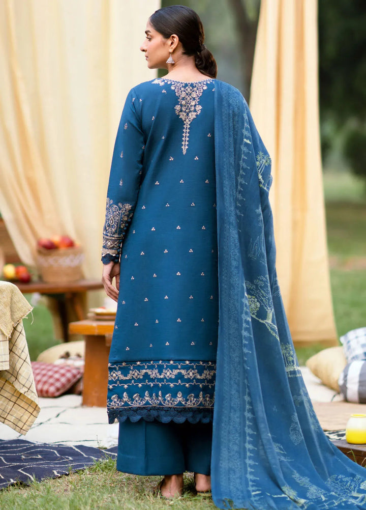Serenity by Florent Embroidered Khaddar Suit Unstitched 3 Piece FL-05 A - Winter Collection