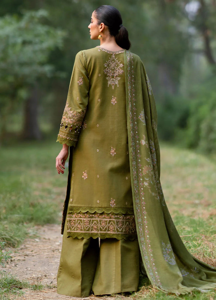 Serenity by Florent Embroidered Khaddar Suit Unstitched 3 Piece FL-06 A - Winter Collection