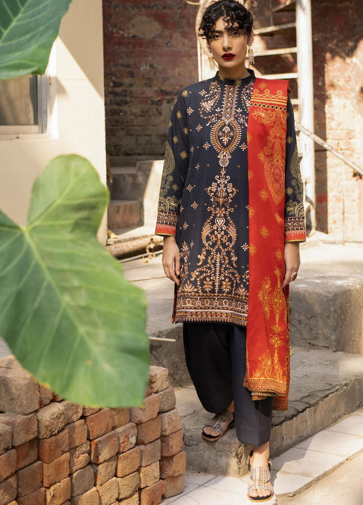 Sardiyon Ki Pehar By Seroli Printed Khaddar Suits Unstitched 3 Piece SRL21SP SW-L1-U0004 - Winter Collection