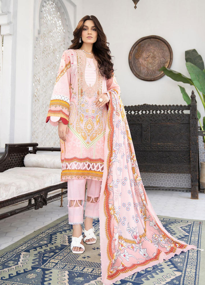 Shaad by Noorangi Embroidered Lawn Suits Unstitched 3 Piece NR22SD MarJaan - Summer Collection