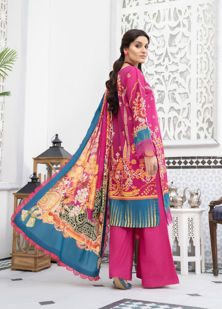 Shaad by Noorangi Embroidered Lawn Suits Unstitched 3 Piece NR22SD Anabi - Summer Collection