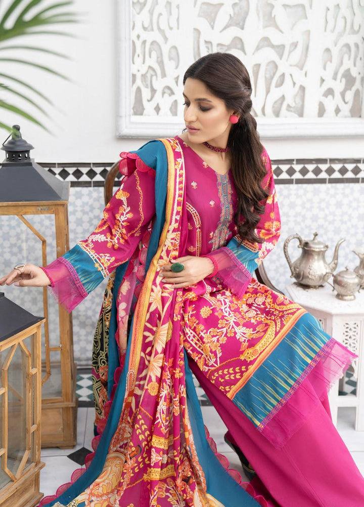 Shaad by Noorangi Embroidered Lawn Suits Unstitched 3 Piece NR22SD Anabi - Summer Collection