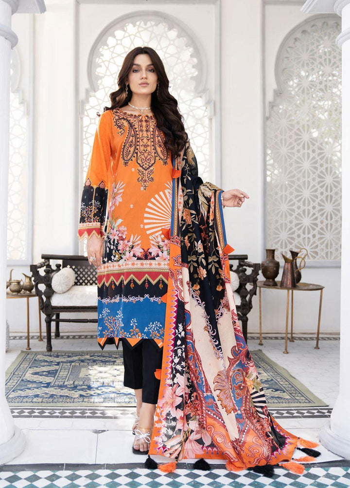 Shaad by Noorangi Embroidered Lawn Suits Unstitched 3 Piece NR22SD SHAFAQ - Summer Collection
