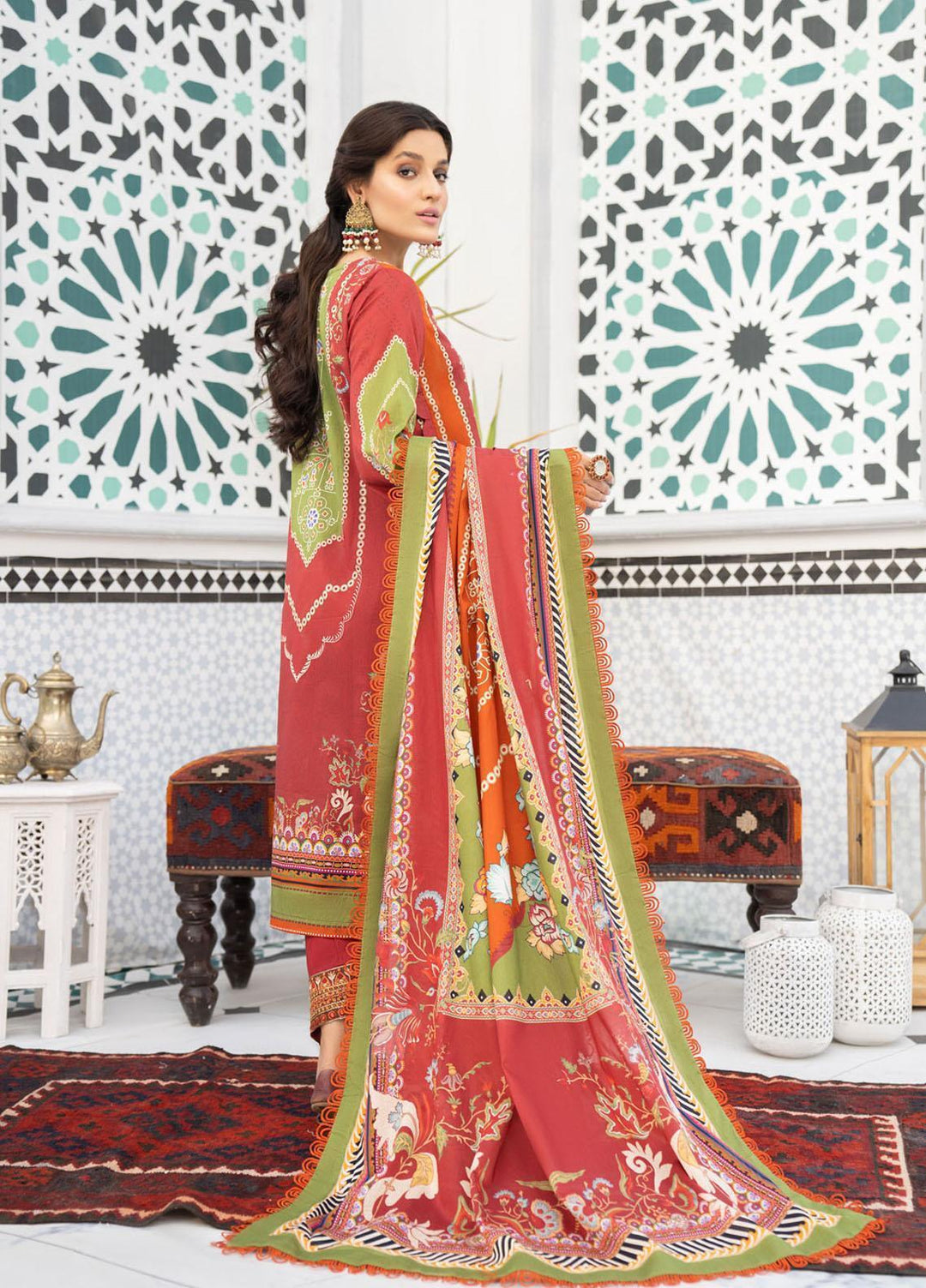 Shaad by Noorangi Embroidered Lawn Suits Unstitched 3 Piece NR22SD SUNDHURI - Summer Collection