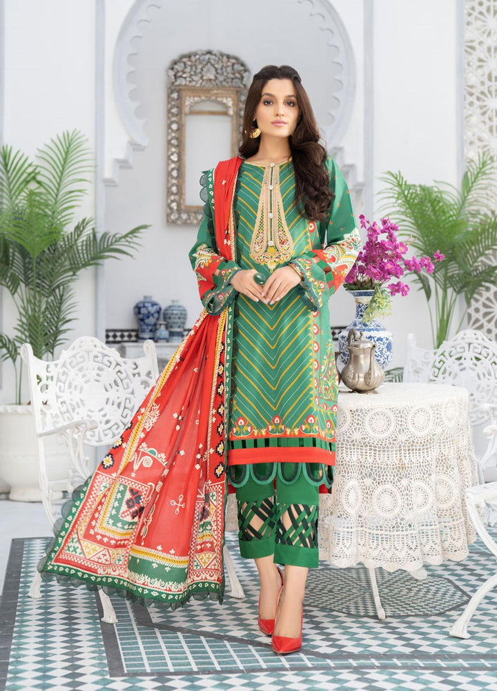 Shaad by Noorangi Embroidered Lawn Suits Unstitched 3 Piece NR22SD AKHRAAZ - Summer Collection