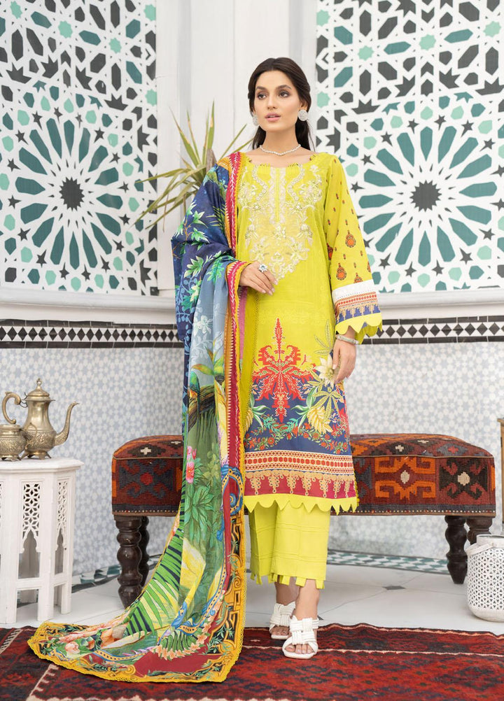Shaad by Noorangi Embroidered Lawn Suits Unstitched 3 Piece NR22SD Dhaani - Summer Collection