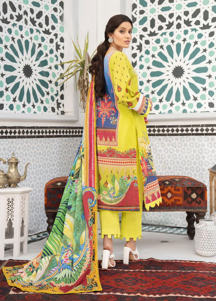Shaad by Noorangi Embroidered Lawn Suits Unstitched 3 Piece NR22SD Dhaani - Summer Collection