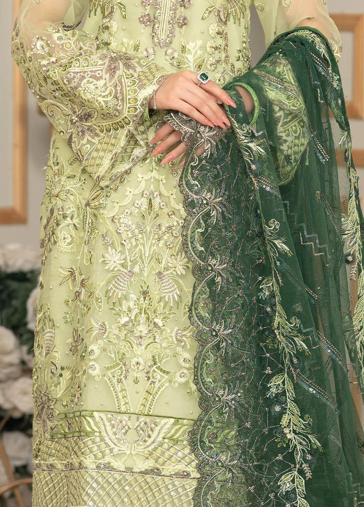 Shaadi Biyaah By Insiya Embroidered Organza Suits Unstitched 3 Piece INS23SB-S1 D2 - Wedding Collection