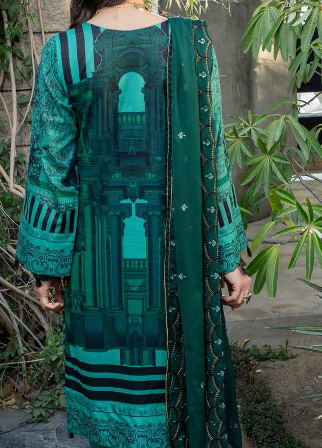 Shades Of Summer By Salitex Embroidered Lawn Suits Unstitched 3 Piece ST21SF 00691B - Festive Collection